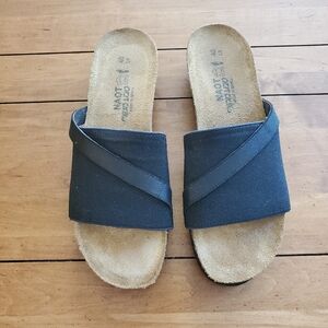 NAOT Black Sandals Slip On with Sparkle